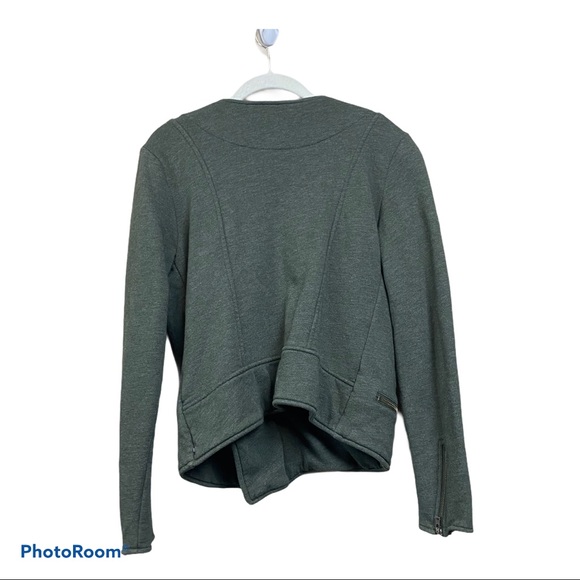 Athleta Belvedere green quilted Moto jacket - Picture 5 of 5